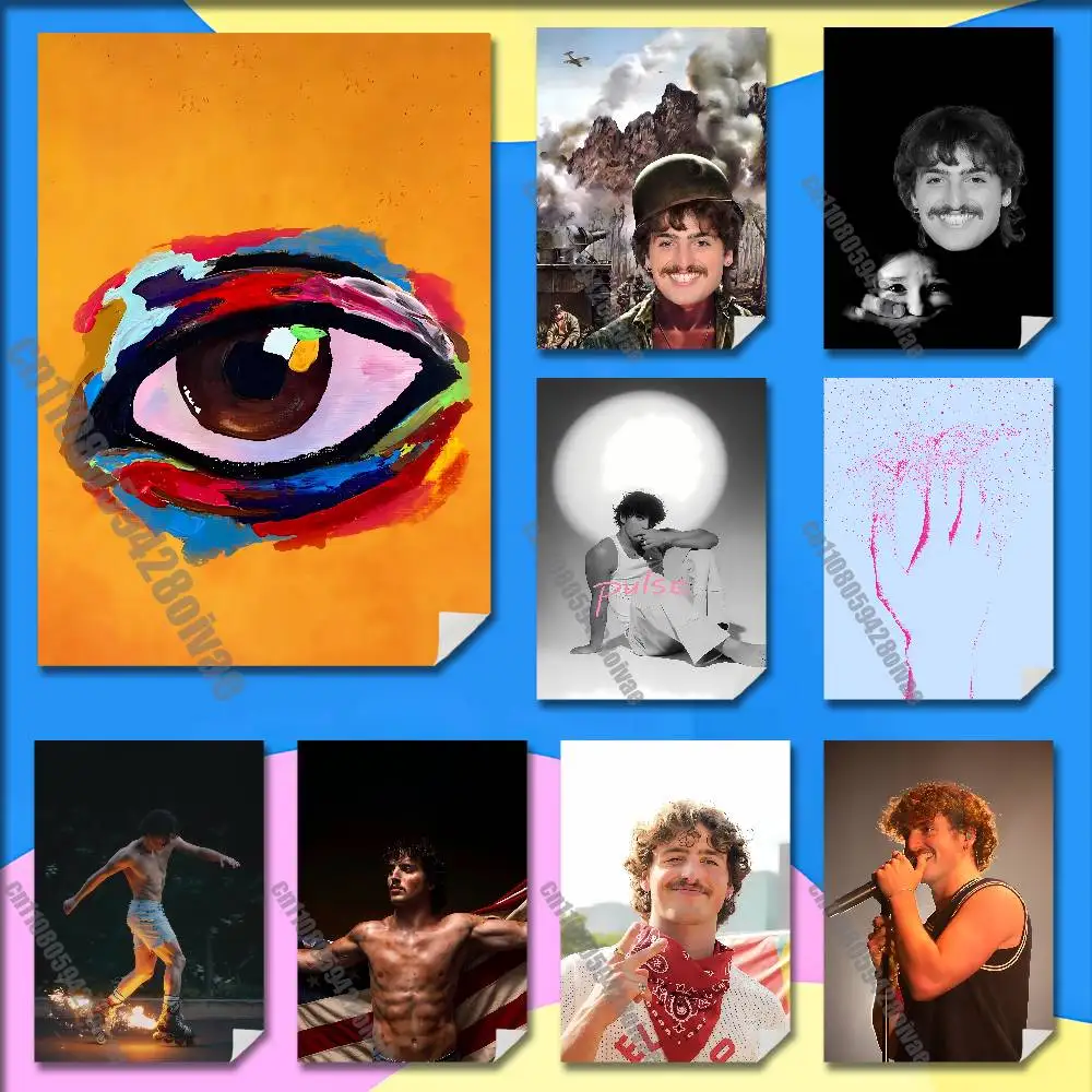 

B-Benson Boone Before You American Heart Poster Wall Murals For Home 21x30cm Self-adhesive Decoration Sticker Playbill Cover