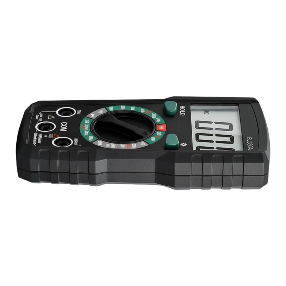 1999 Counts BL830A Digital Multimeter ABS Body 14.5x7x3cm Black for Voltage Current Resistance Testing Beginner Friendly Design