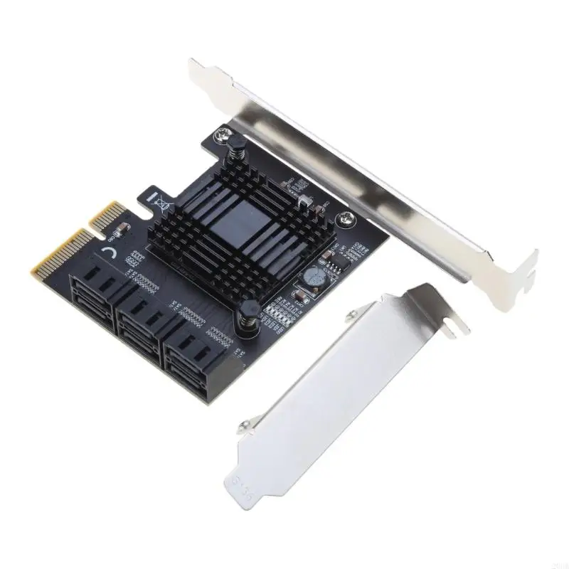 20 cb PCI-E 4X a 6 Card Desktop Support Desktop Solido Discorso Meccanico Supporto
