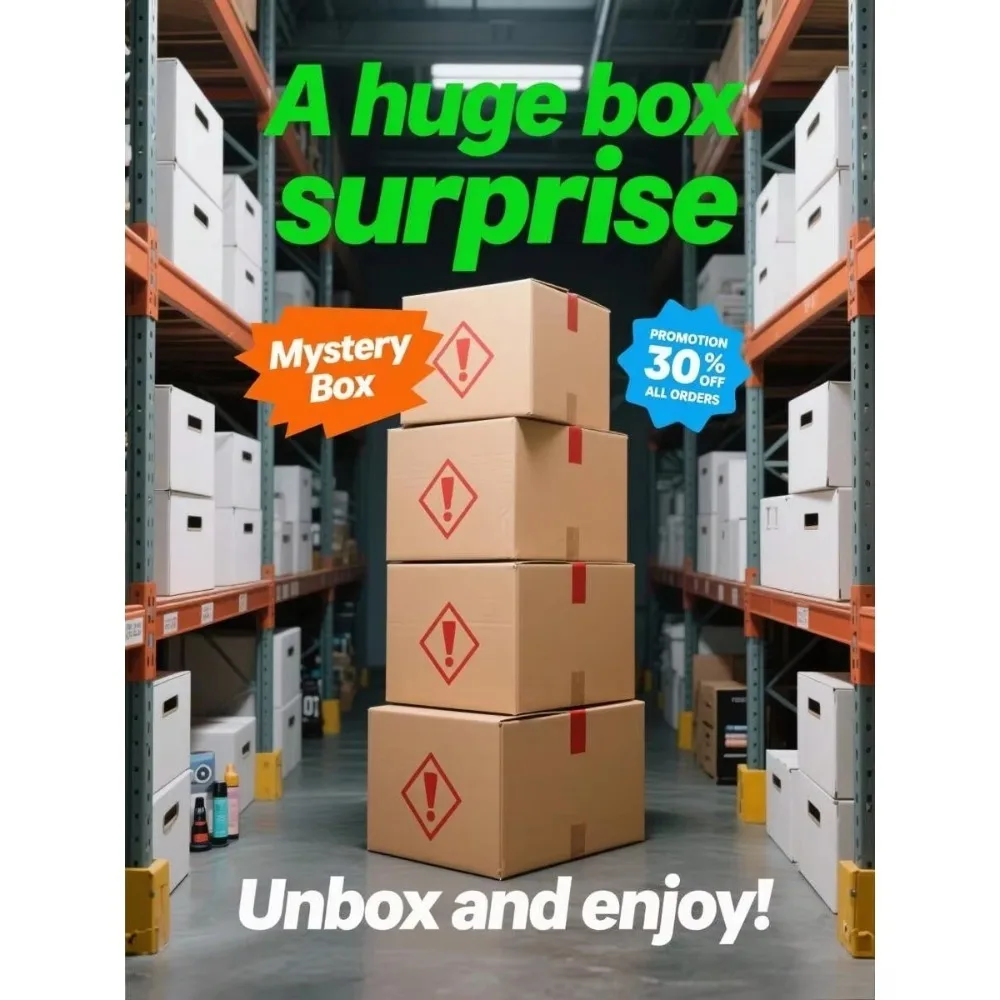

2026 Kitchen Mystery Box: Random Cap, Utensils, or Shoe Bag. Perfect Household Surprise!