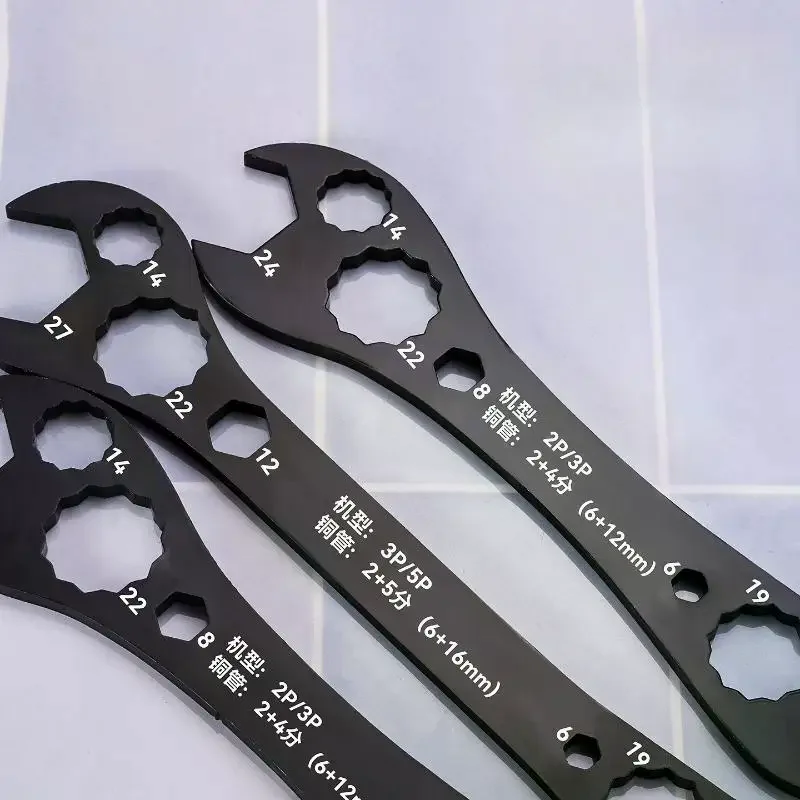 1Pcs Multi-Function Double-End Fixed Wrench Air Conditioner Wrench Open End Wrench Set Ultra-Thin Flat Wrench Tool
