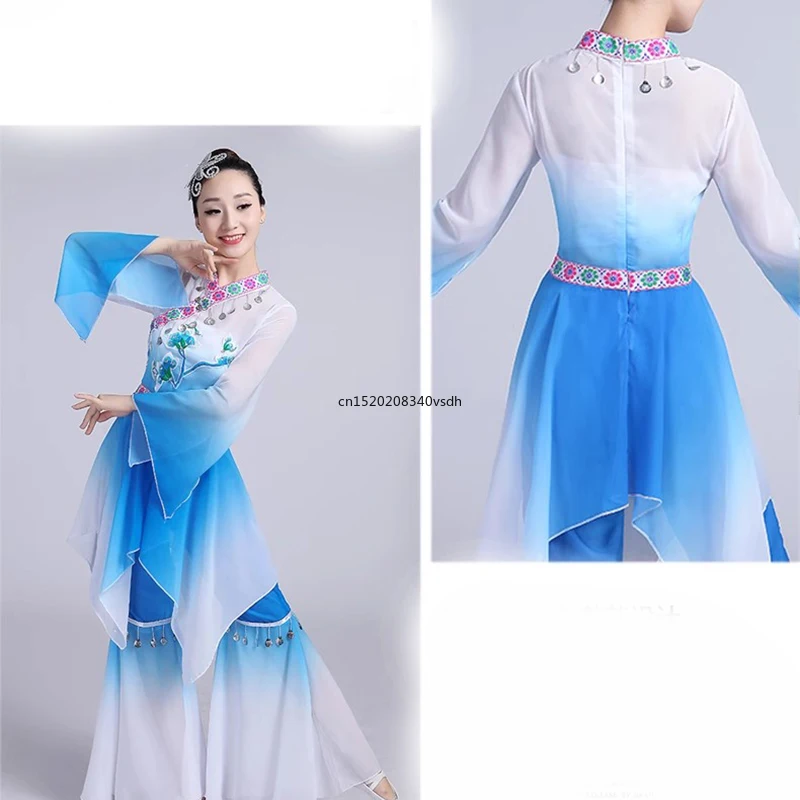 traditional chinese folk dance costume for woman dance costumes kids costume yangko girl children women yangge clothing ancient