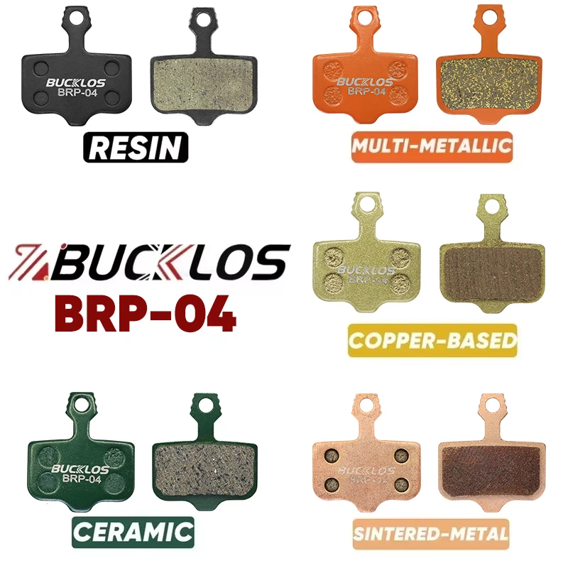 25 Pairs BUCKLOS Disc Brake Pads for AVID Elixir and SRAM LEVEL TL T UTL TLM B1 DB1 DB3 DB5 Red Power Bicycle Bike Brake Pad