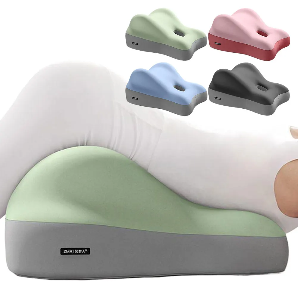

Back Support Pillow with Memory Foam Core Comfortable Lumbar Cushion for Couples Pregnant Women Office Car Bed Ergonomic Design