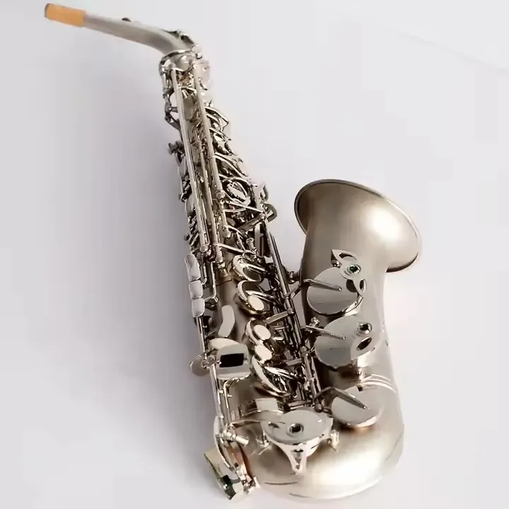 

Factory Nickel Plated Eb Alto Saxophone Instrument