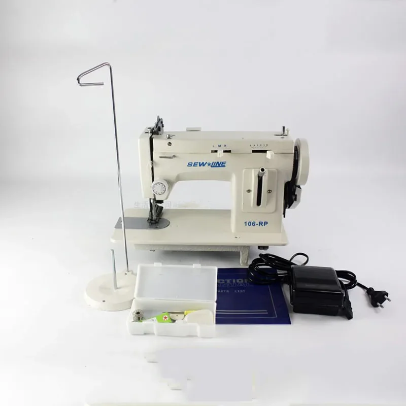 150 watt household sewing machine inch BateRpak arm fur, leather, autumn clothes sewing machine thick material