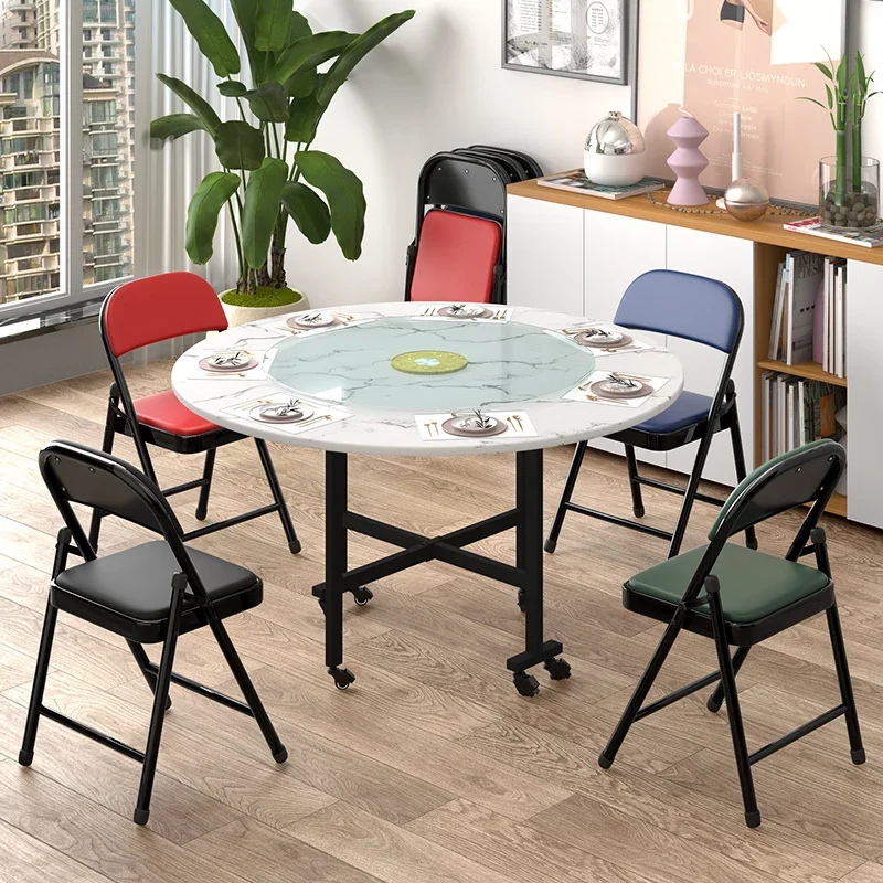 Metal Nordic Dining Chairs Kitchen Design Luxury Dining Chairs Salon Modern Silla De Comedor Dining Room Furniture WK50CY