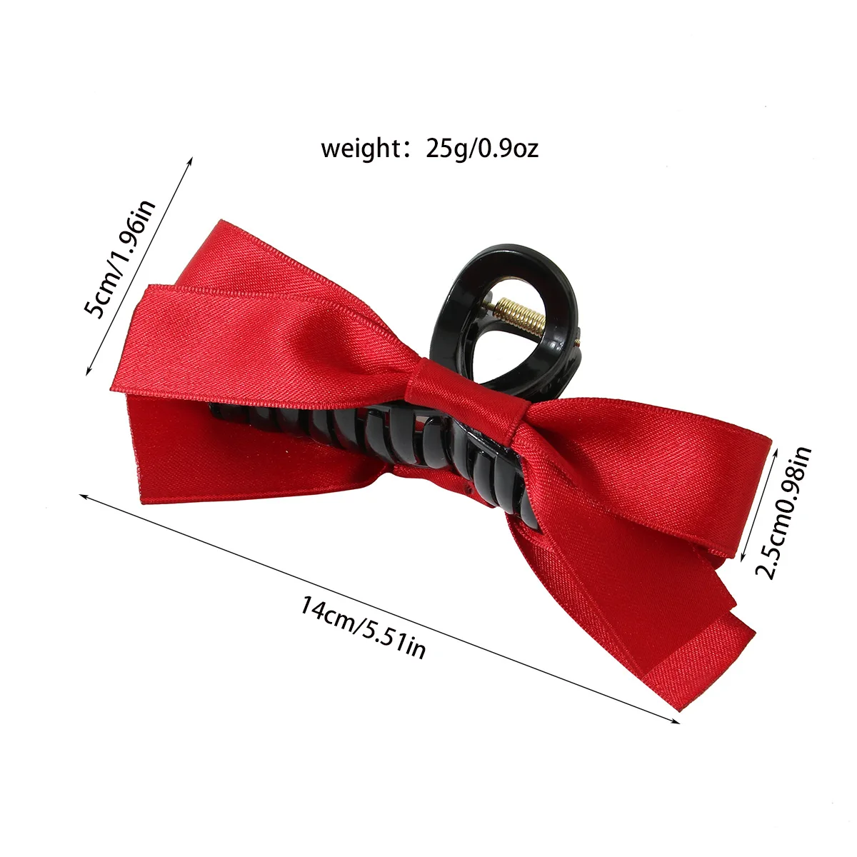 1 PC. Oversized Black Bow Clip. Hair Accessories. Female Back of the Head Clip. Hair Clip. Female Duckbill Clips.