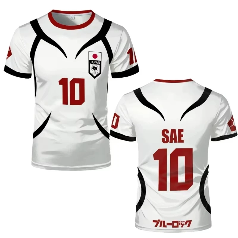 2026 New Hot Sale Blue Lock U20 Japan Jersey Itoshi Sae Shidou Anime Cosplay Tee Kids Adults Boys Girls Casual Soccer Sports Top