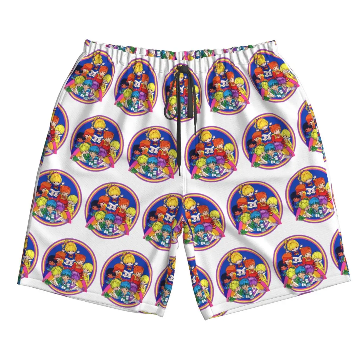 Rainbow Brite And Friend Trunks Beach Board Shorts Casual Quick Dry Swimming Summer Men Pants