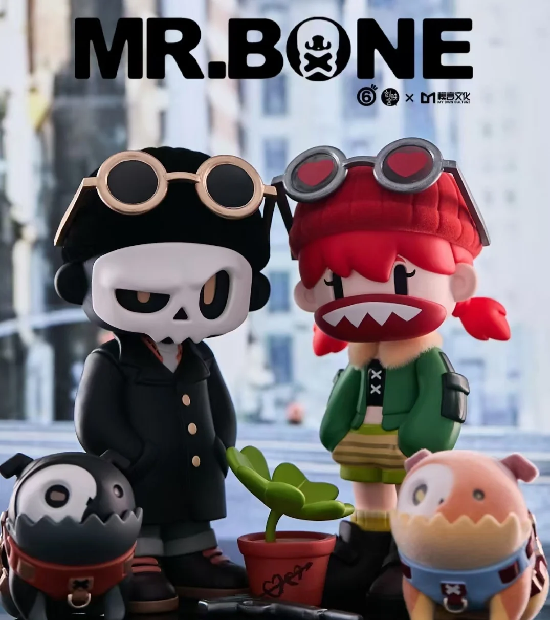 

Аниме фигурки периферийные оригинальные New Mr. Серия Bone The Wild One V5, модная слепая коробка, модель статуэтки, изготовление на заказ