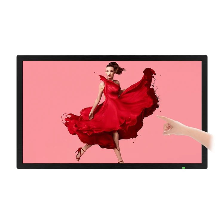 21.5 32 43 50 55 65 Inch Horizontal Wall Mount Infrared Touch Screen Kiosk