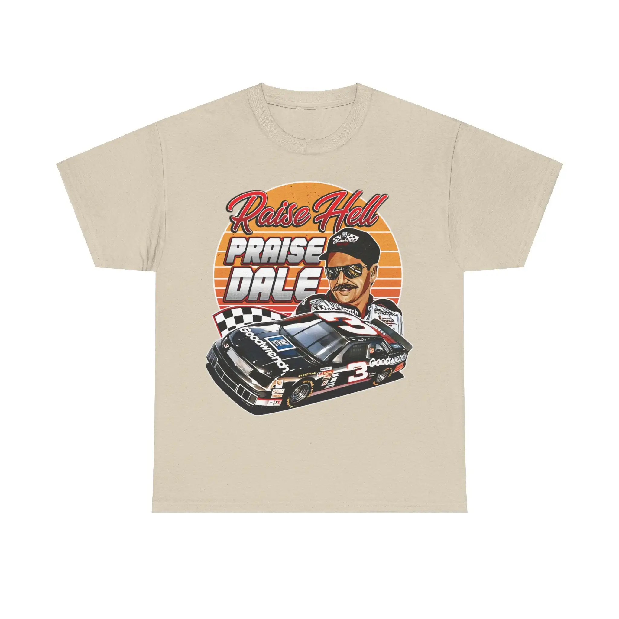 T-shirt de course à carreaux Dale Earnhardt Praise, sensation