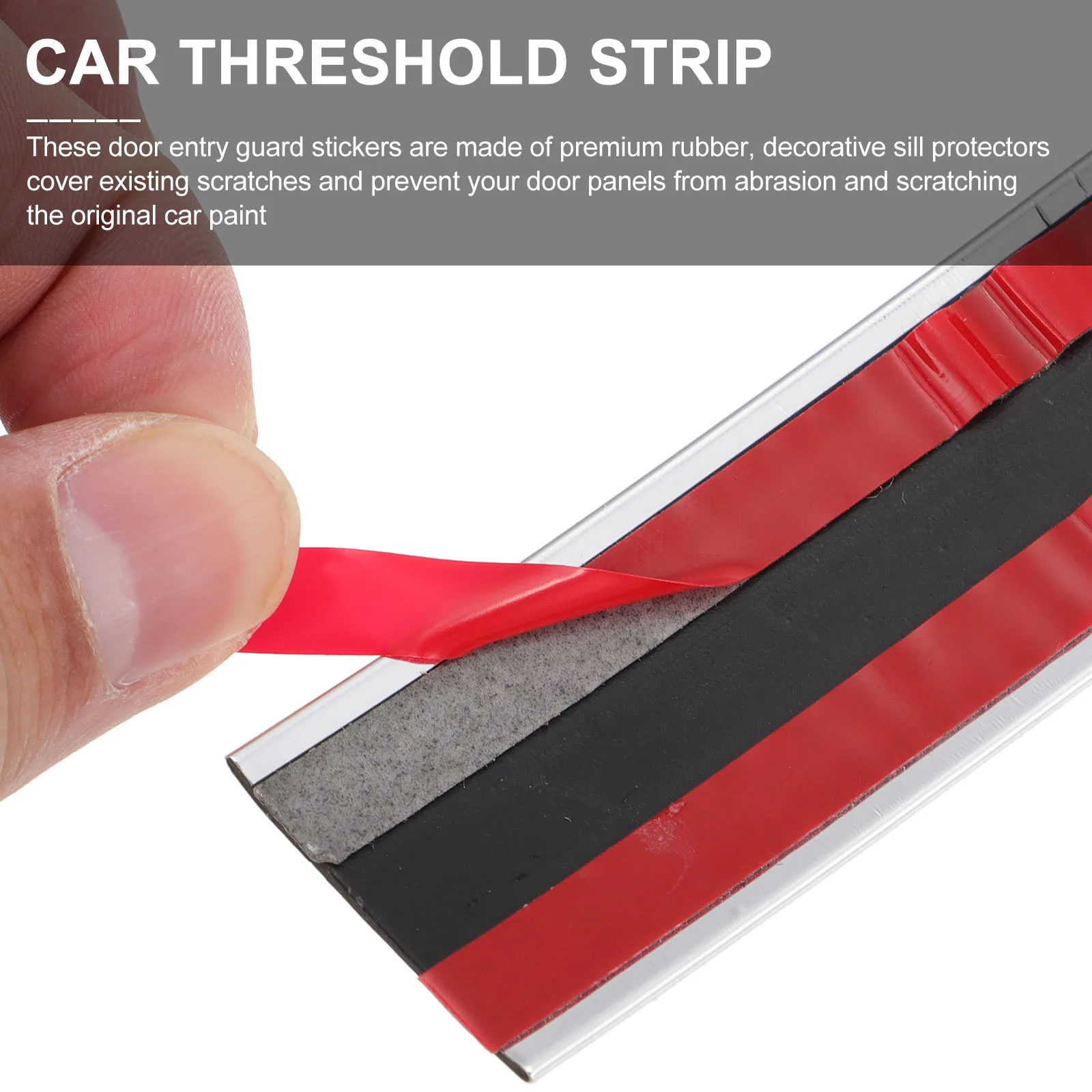 

Car Stickers Door Sill Auto Anti-stepping Strips Pedal Miss Automotive Entry Guard