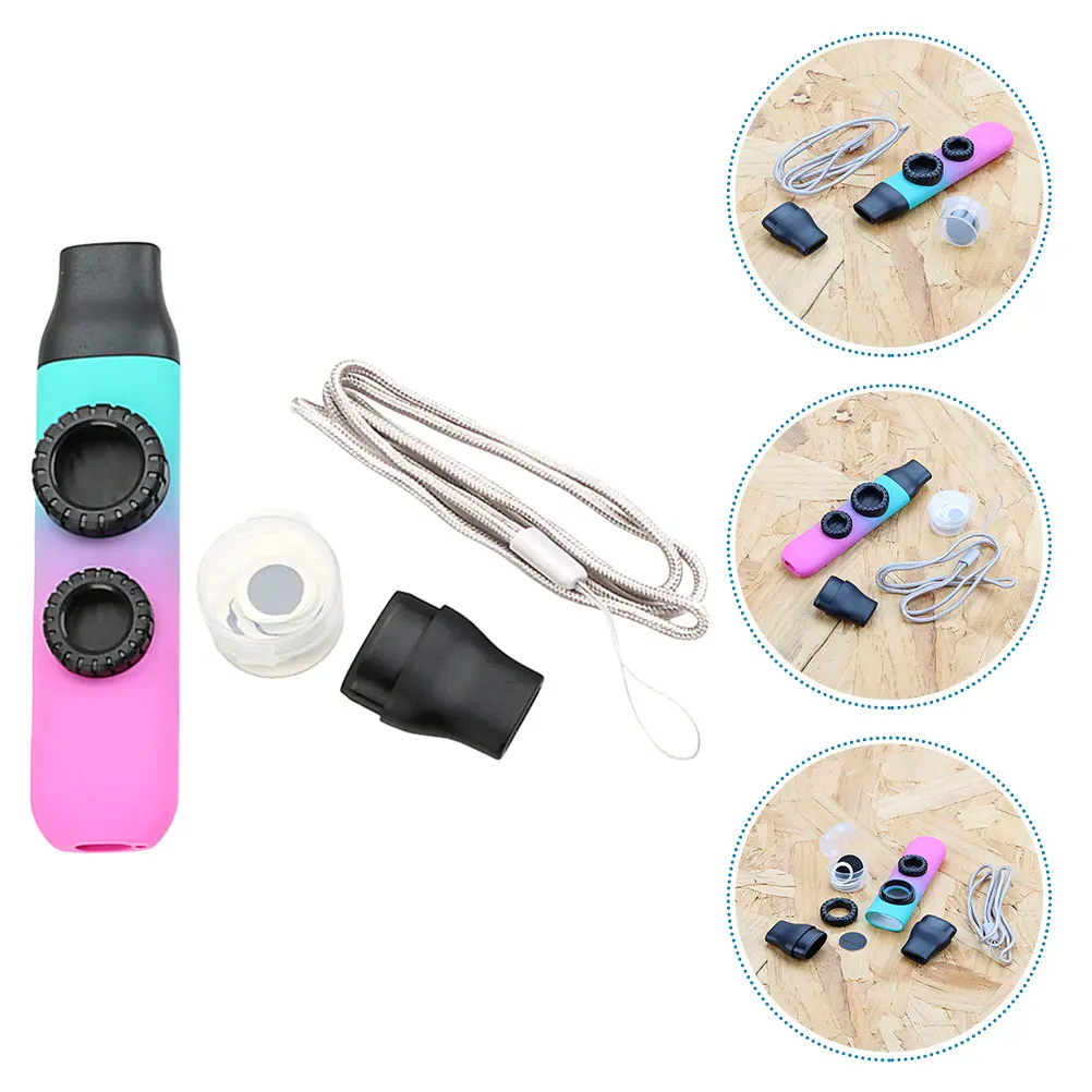 

Kids Kazoo Smooth Plastic Musical Instrument Beginner Practice For Children Adults Performance Birthday Gift