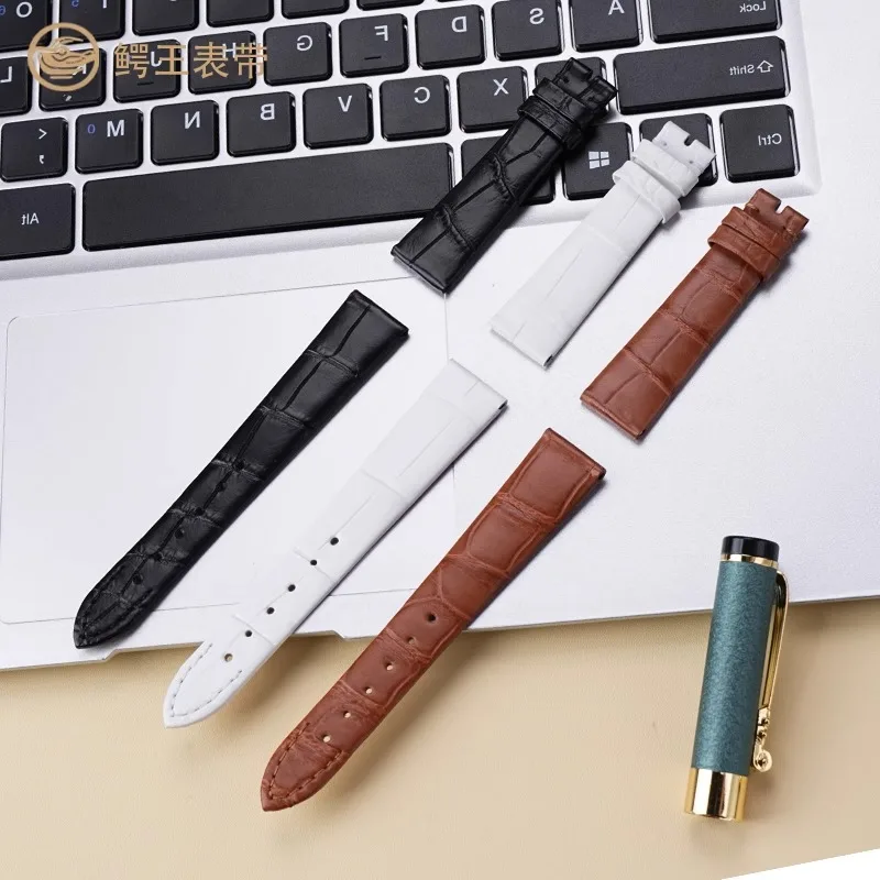 ل Pa-tek Phi-lippe PP وظيفة معقدة ساعة سلسلة 7140 حقيقية التمساح المرأة جلد التمساح حزام ساعة اليد 17x14mm