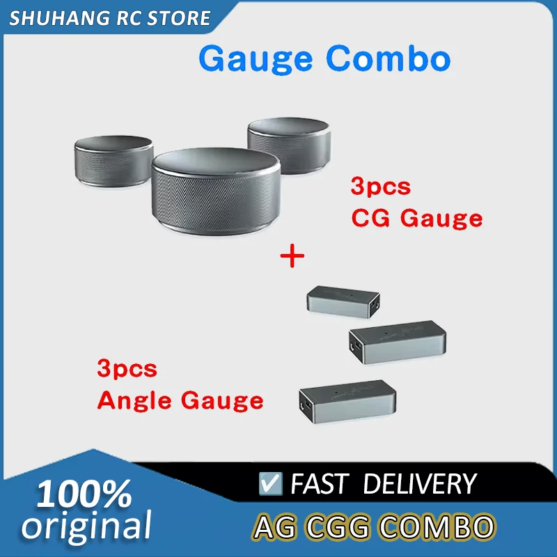 

Angle Gauge & CG Gauge Combo Bulit-in Battery Support bluetooth APP Control Real-time Display for RC Airplane