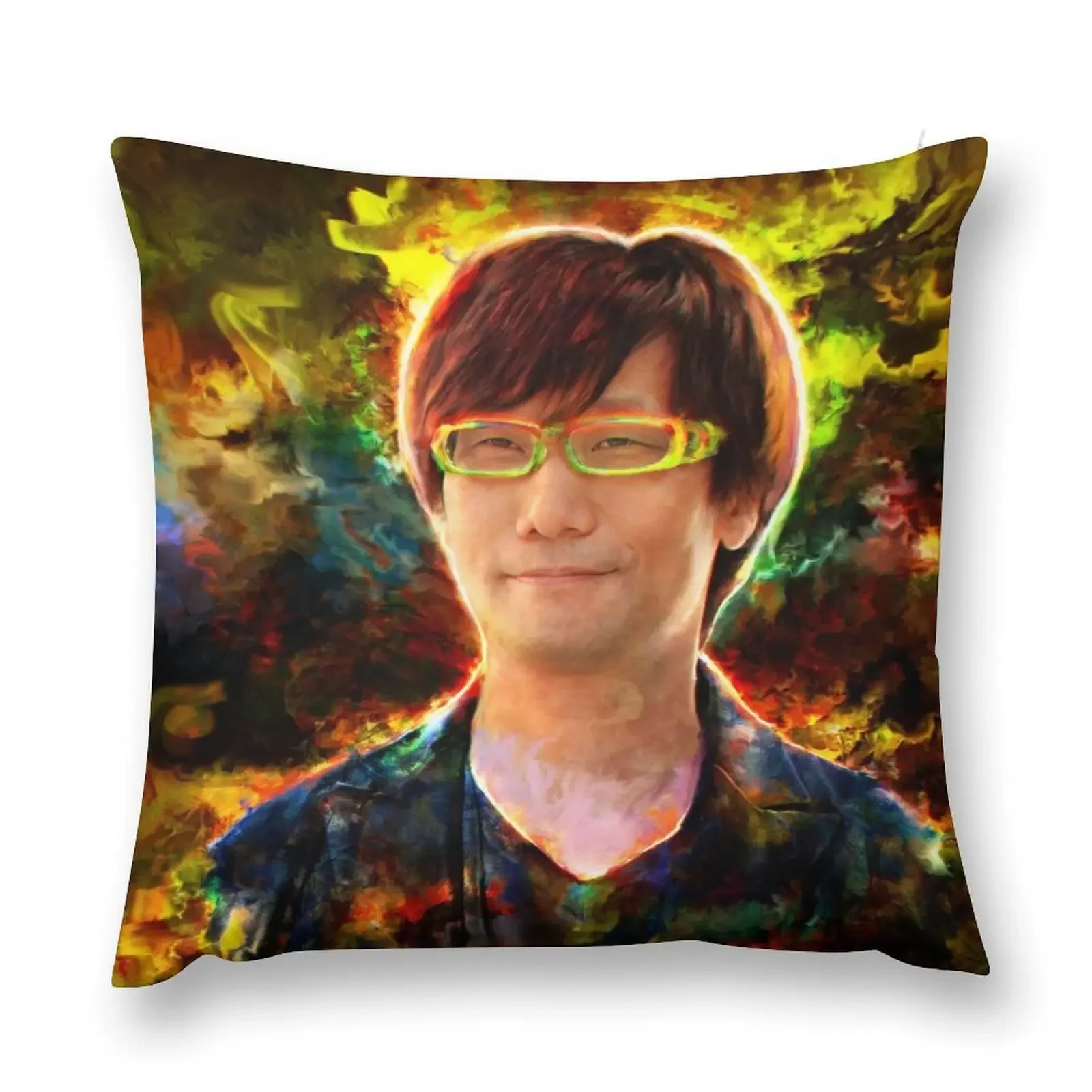 Hideo Kojima Throw Pillow Cusions Cover Cushion Cover luxury decor pillow