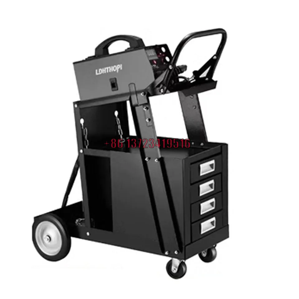 Gas-shielded Welding Cart, Second-shield Welding Mobile Cart, Auto Repair Welding Cart, Enlarged Electric Welding Machine Cart