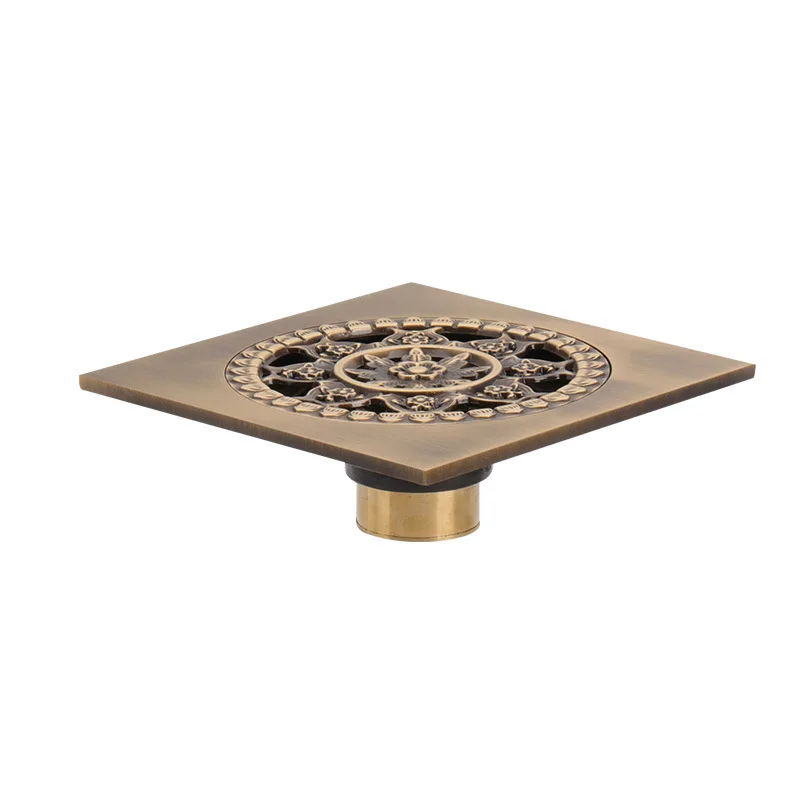 Floor drain bathroom hotel all copper deodorant sewer self-priming anti-odor washing machine floor drain core all copper durable