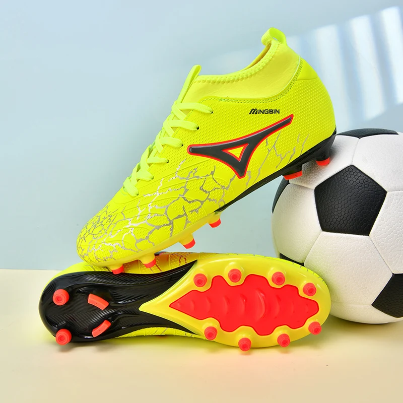 

Large Size Soccer Boots With Long Studs, Premium Wear-resistant Outdoor Shoes