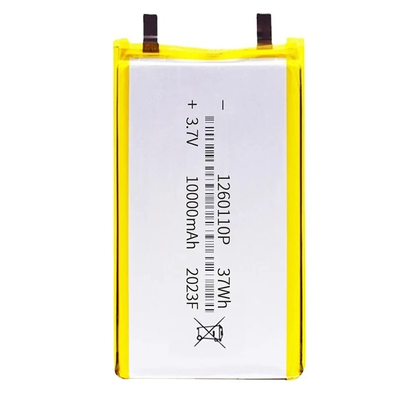 Pour TOYPOWER BANK GPS nouvelles Batteries bonne qualité 3.7 V 10000 mAH 1260110 batterie Li-ion polymère 3 pièces