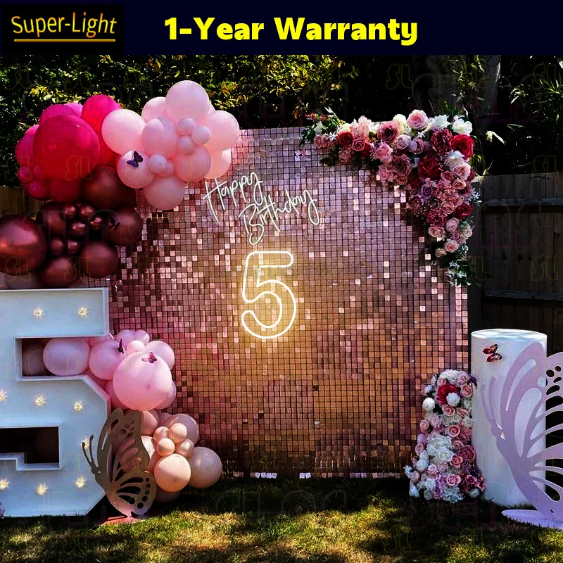 Custom LED Number 1 Neon Signs Wall Decor Light Up Signs for Bedroom Wedding Decor First Birthday Party Numbers Lamp Kids Gift