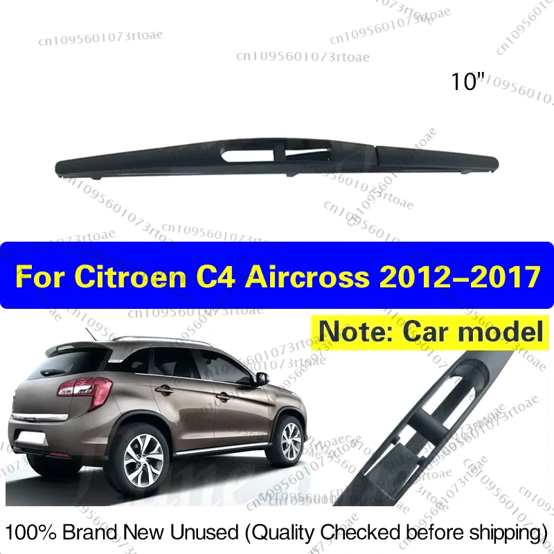 

Car Wiper Blade Rear Back Window Windscreen Windshield Wipers For Citroen C4 Aircross 2012 - 2017 Car Accessories 10"