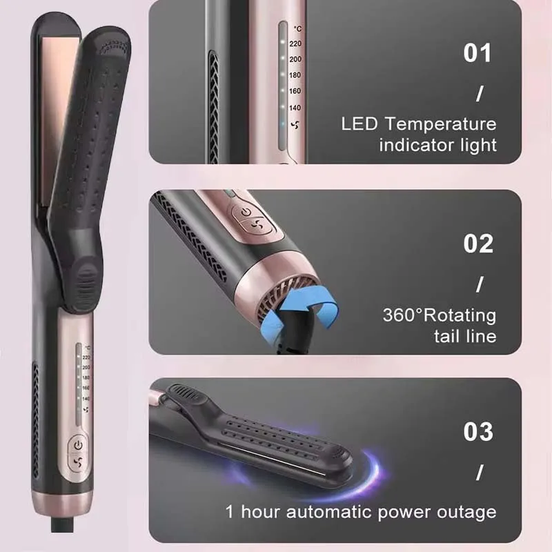 

Product features: Cold air shaping, negative ion curing, PTC heating plate; Power: 44W Voltage: 100-240V Temperature adjustment