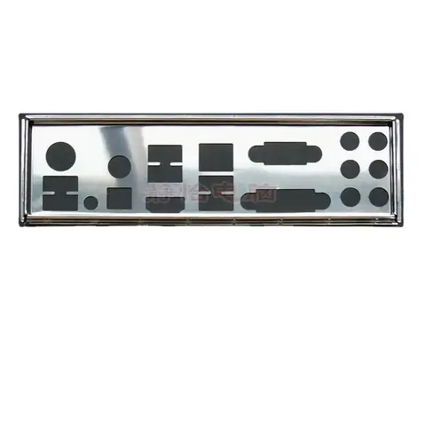 I/O IO Escudo Placa Traseira, Placa-mãe Bisel Baffle Bracket para MSI Z77A-G45 Gaming Z68A-GD65 (G3)