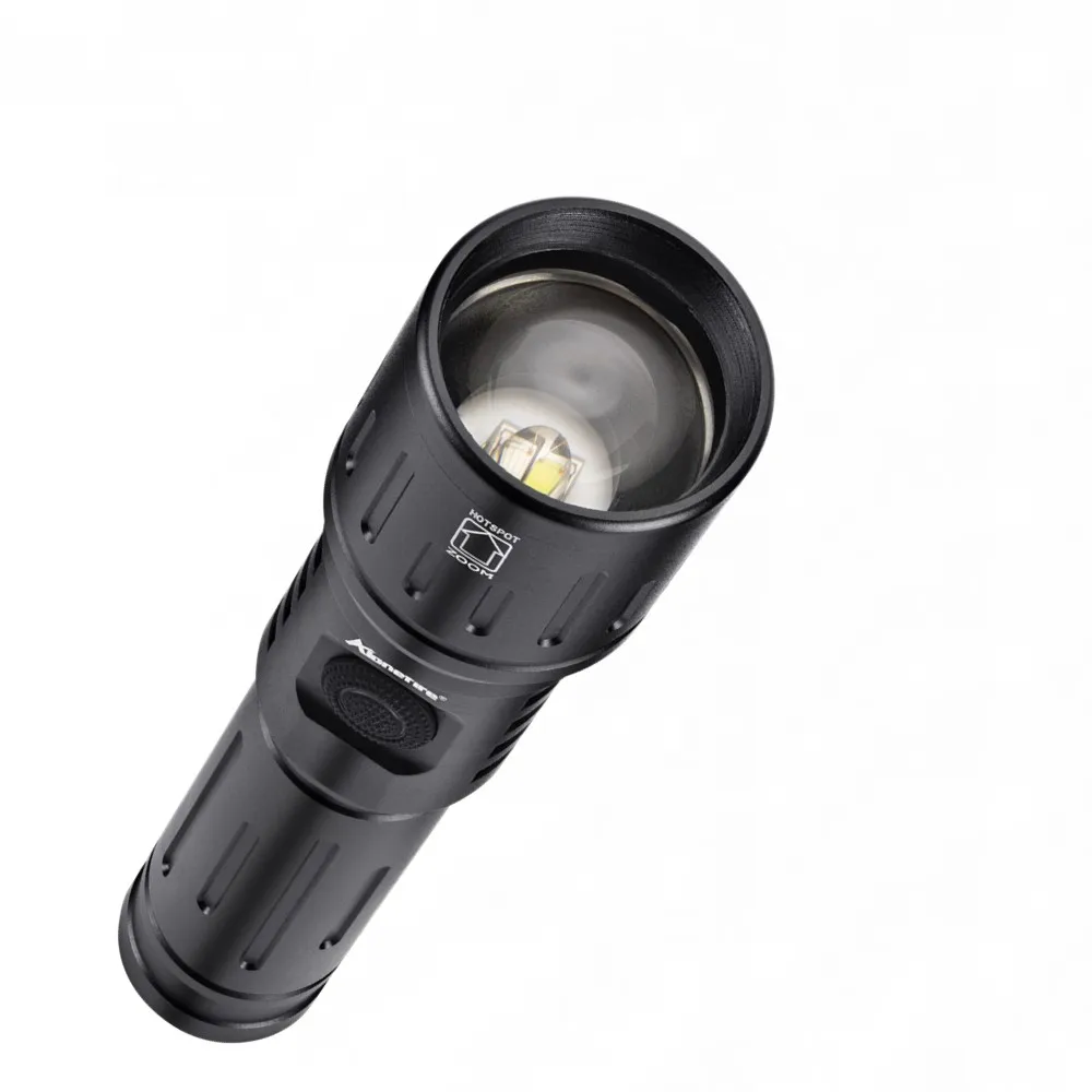 Zoom 4-Colour Light White/Red/Green/Blue LED Flashlight USB Rechargeable Fishing Camping Hunting Photography Selfie Hiking Torch