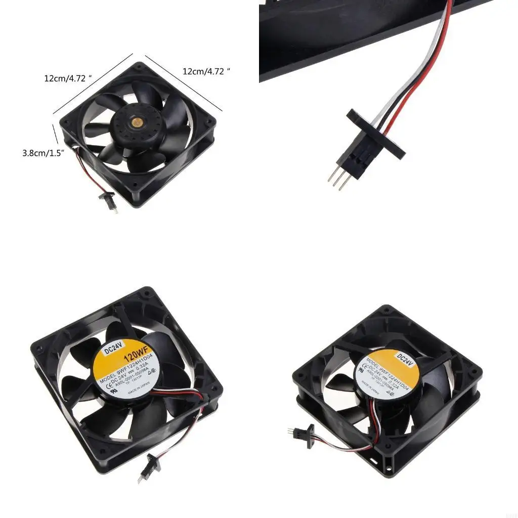 

896F для SanAce120WF A90L-0001-0509 9WF1224H1D03 12 см 24 В 0,32 А охлаждающий вентилятор FANUC