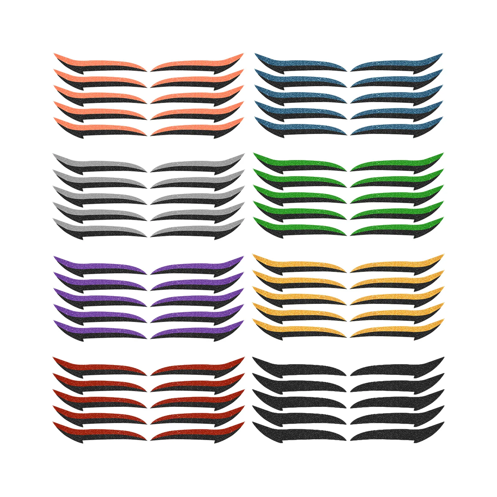 5 Pairs/Sheet 8 Colors Eyelid Tool Sexy Cat Style Self-Adhesive Eyeliner Sticker Beauty Eye Strips Tape Cosmetic Makeup Tools - Image 5