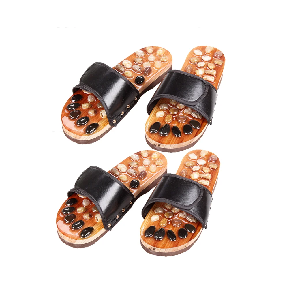 

Slippers Non-slip Foot Care Shoes Acupoint Massage Bamboo Sandle Men Women Unisex Massagers