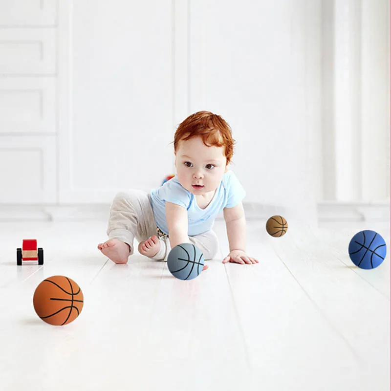 Pallacanestro/tennis in gomma extra alta rimbalzante da 6 cm, mini palla rimbalzante cava antistress, piccolo regalo per bambini