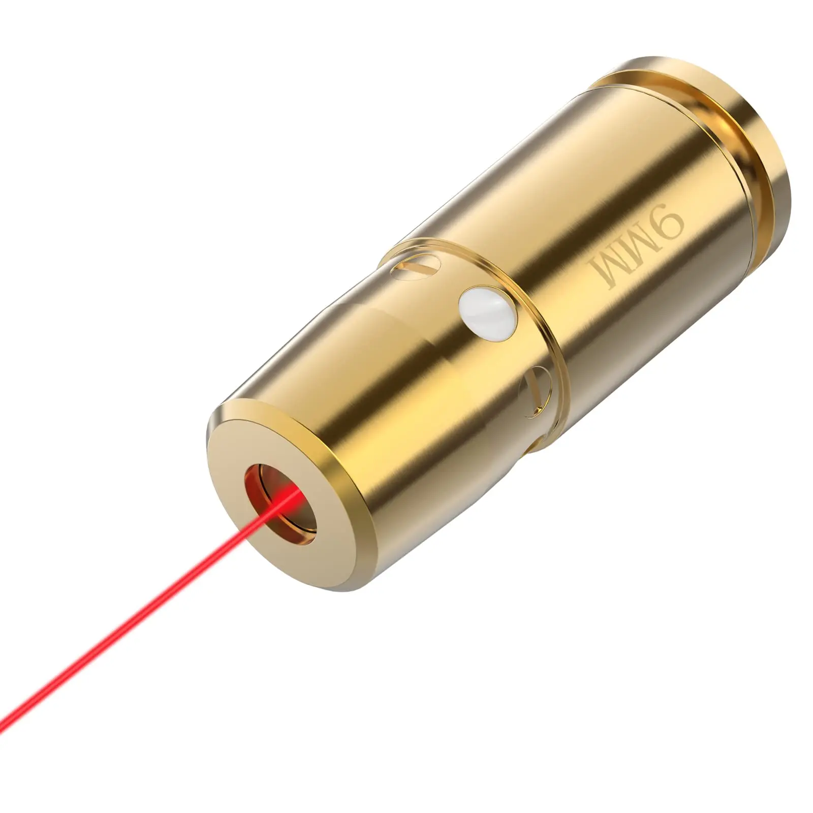 Optics Cartridge Red Dot Laser Bore Brass 9MM Bore Boresighter For Pistol Rifle Scope Hunting  Accessories 6 Batte