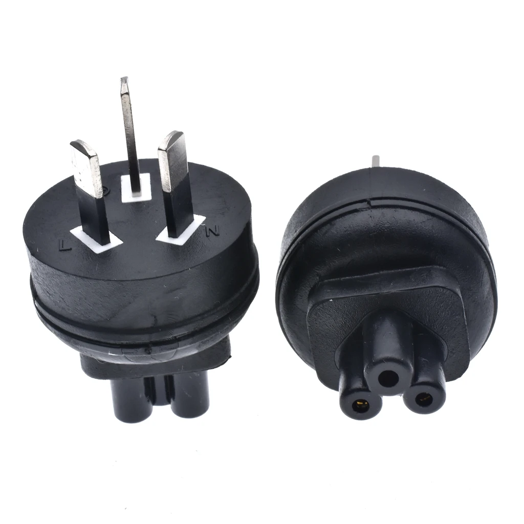 AU 3 prong TO IEC320 C5 3 hole AC Power Conversion Plug,IEC320 C5 socket to SAA pulg power adapter 2.5A/250V