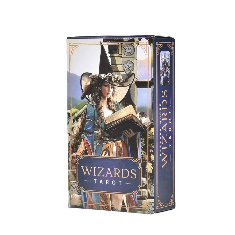 

Wizards Tarot Cards English Read Fate Board Game Oracle Cards Playing Card Deck Games For Party Personal Entertainment