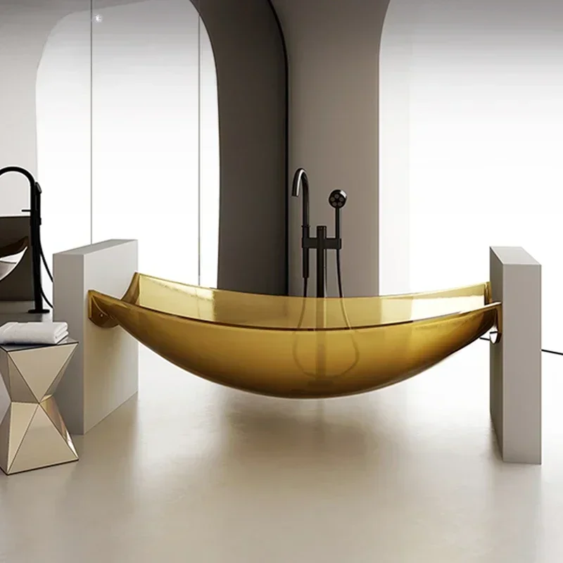 المبيعات الساخنة شفافة معلقة أرجوحة حوض الاستحمام على شكل قارب #1