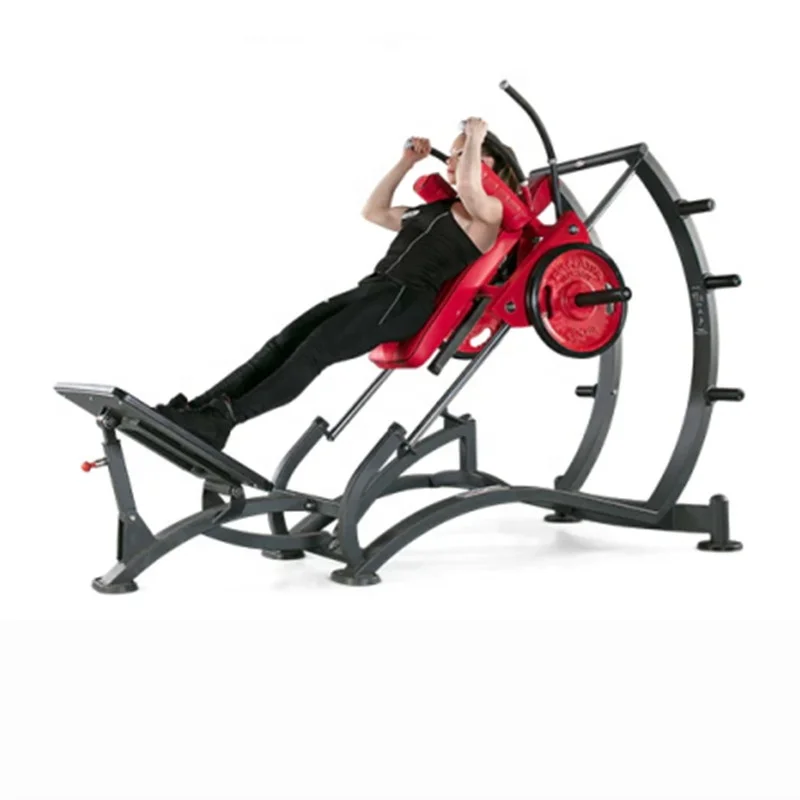 Strength machine gym equipment super squat strength plate loaded hip squat leg press hack squat machine