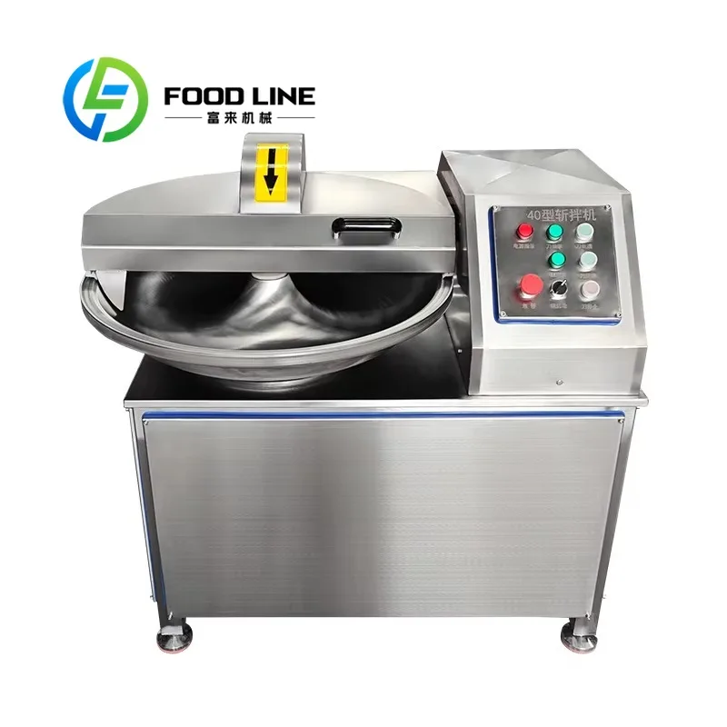 Meat Bowl Chopper Double Seal Cover Gasket Leak Proof Working Stainless Operation Vegetable Patty Making Line Best Price
