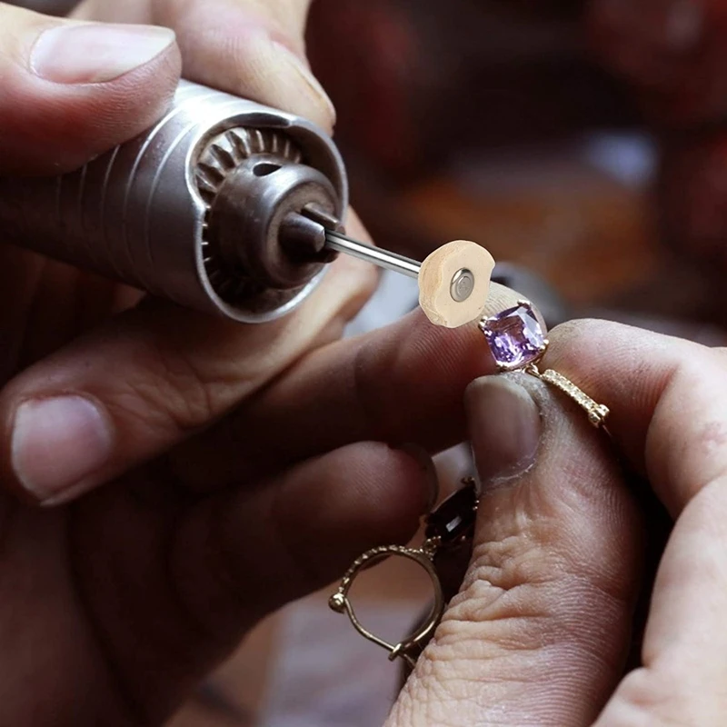 Ruedas de pulido de cepillo de pulido de 40 piezas, ruedas de pulido fino suave para pulir joyas, accesorios de herramientas de taladro rotativo, nuevo