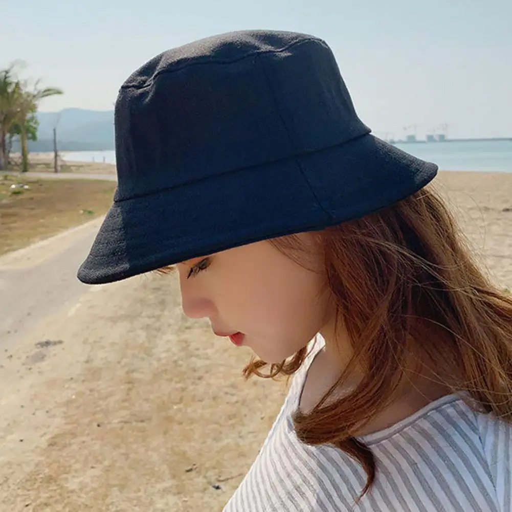 

2022 New Double-sided Wear Fishing Hat Fisherman Cap for Boys/Girls Bob Femme Gorro Summer Bucket Hats Women Men's Panama Hat