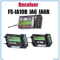 Original Flysky ia6b ia6 ia10b FS-IA6/FS-IA6B/FS-IA10B 6CH 2,4G antena Dual RC receptor para Flysky FS-I6 FSI6 FS-i6 fs-ia10b