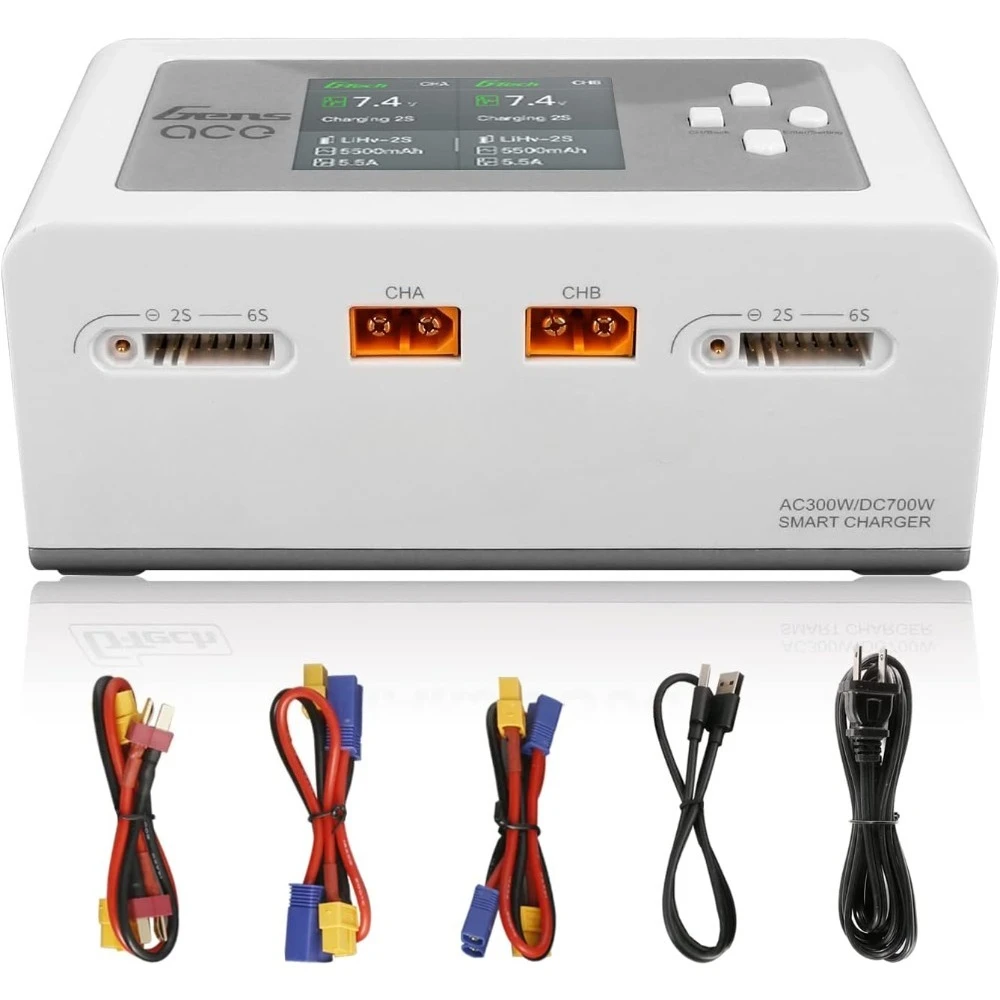 

US Shipping Lipo Battery Charger IMARS D300 Smart Dual Lipo Charger 300W AC 700W DC 16A
