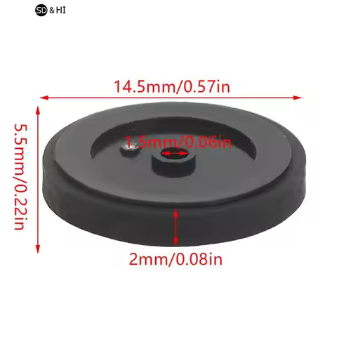 1Pc Rubber Idle Wheel Belt Loop Idler Ring Compatible With Sharp 800 Audio Tape Recorder Cassette Deck Stereo Player Accessories