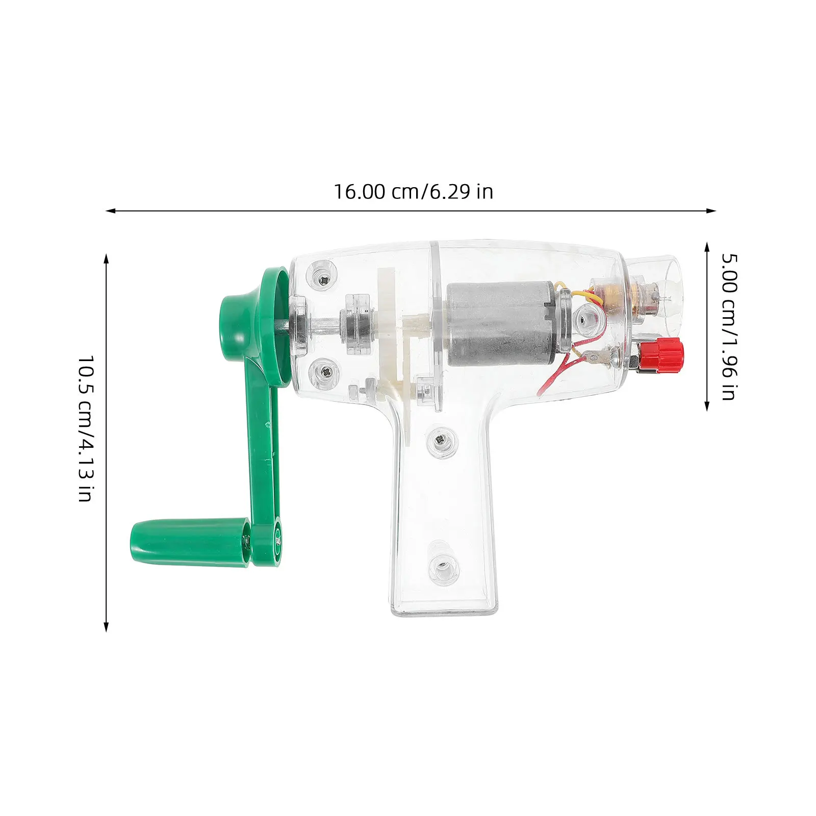 

Ручная рукоятка Diy Science Kit Портативный электрический генератор Стержень в сборе для детей Ручной генератор Diy Set Раннее обучение Образовательный