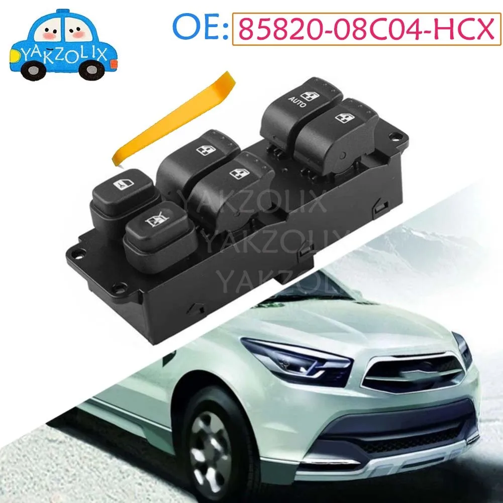

For Ssangyong Rexton 2010 2011 2012 2013 2014 2015 2016 2017 LHD Driver Side Electric Power Lifter Window Switch 85820-08C04-HCX