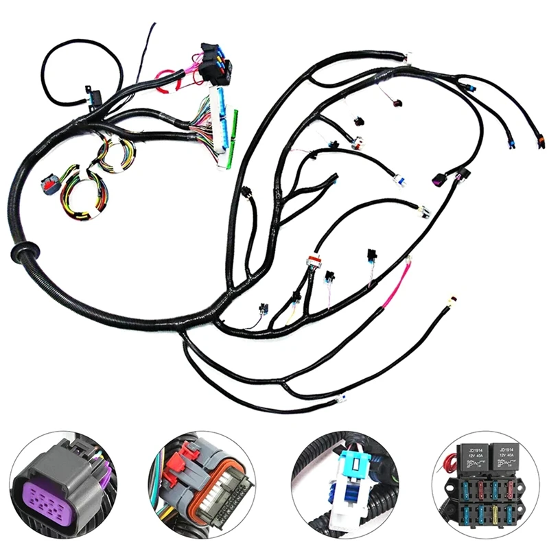 

LS1 4L60E / LS1-4L60E Stand Alone Wiring Harness For LS SWAP 4.8 5.3 6.0 1997-2006 Drive By Cable DBC