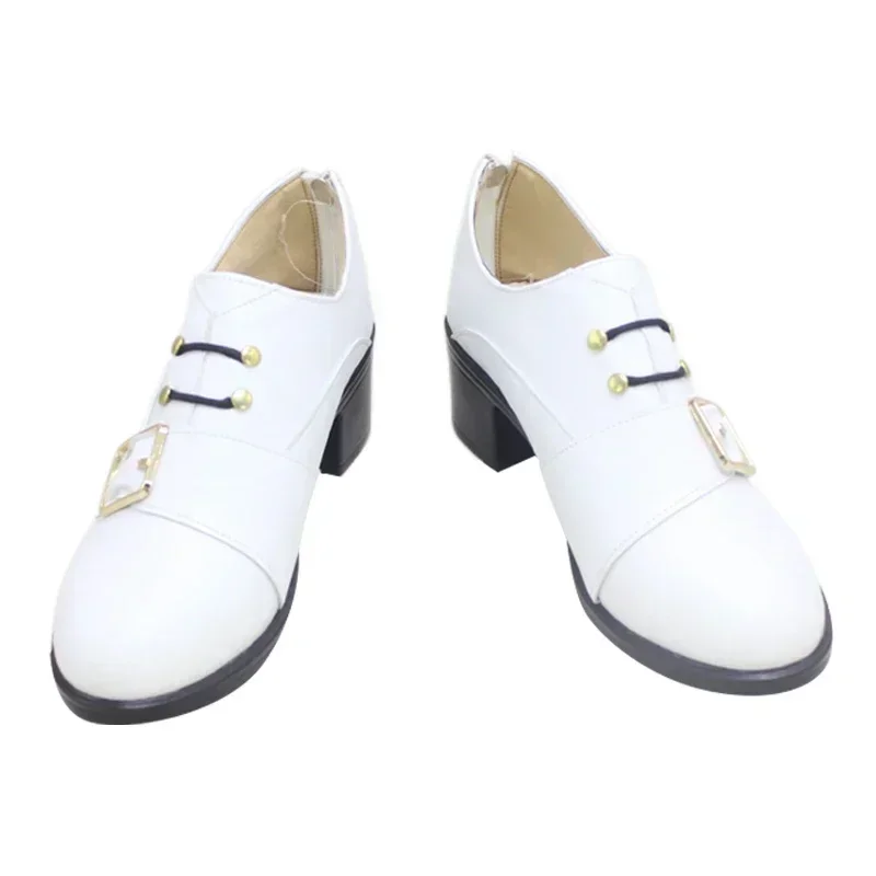 Cossun nijisanji vtuber luxiem shu yamino cosplay sapatos botas anime jogo um aniversário fantasia sapatos brancos feminino masculino jogo
